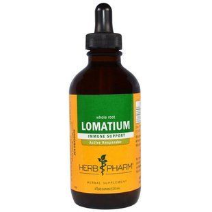 Herb Pharm, Горечник Lomatium, 4 рідких унції (120 мл) HBP-00183 фото