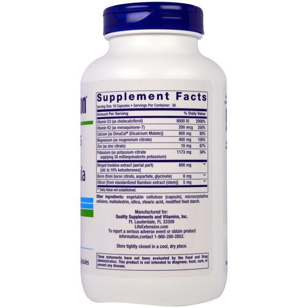 Life Extension, Dr. Strums Intensive Bone Formula, 300 Capsules LEX-15060 фото