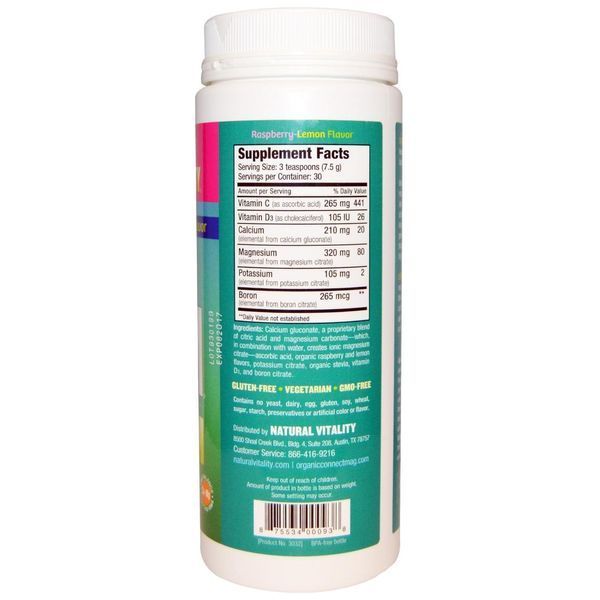 Порошок для приготовления минерального напитка Natural Vitality, 8 унций (226 г) PTG-00093 фото