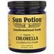 Sun Potion, Порошок Chlorella Algae, Органічний, Тверда Обробка, 3,9 унції (111 г) SNN-34250 фото 1