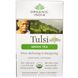 Organic India, Чай Tulsi Священный базалик, Зеленый чай, 18 пакетиков для настаивания, 1.21 унций (32.2 г) ORI-50004 фото 1