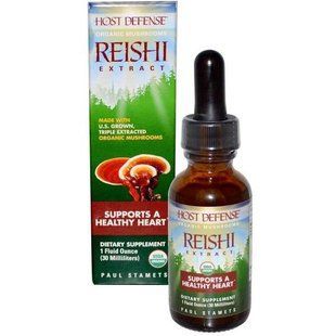 Fungi Perfecti, Host Defense, Екстракт рейші, 1 жидка унція (30 мл) FPI-05031 фото