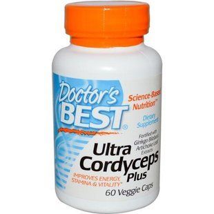 Doctors Best, Ультра Кордицепс Плюс, 60вегетарианских капсул DRB-00098 фото