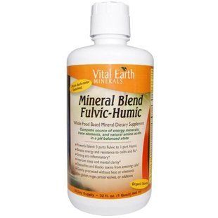 Vital Earth Minerals, Смесь фульвовых и гуминовых минералов, 32 жидкие унции (946 мл) VEM-00003 фото