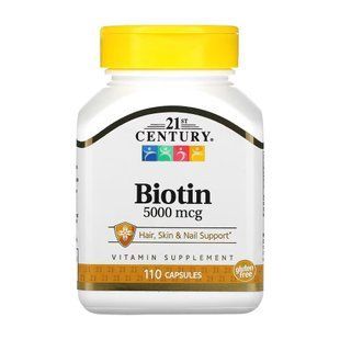 Biotin 5000 mcg - 110 caps 2023-10-7076 фото
