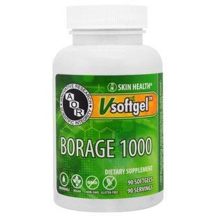 Advanced Orthomolecular Research AOR, Borage 1000 , 90 Softgels AOR-08383 фото