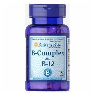 B-Complex B-12 - 180 tabs 100-71-3876908-20 фото