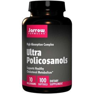 Jarrow Formulas, Ультра полисоканолы, быстроусвояемый комплекс, 10 мг, 100 капсул JRW-20018 фото