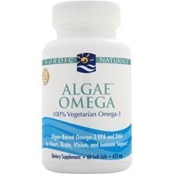 Nordic Naturals Algae Omega - 100% вегетаріанські омега-3, 60 капсул NOR-01666 фото