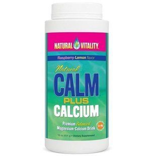 Natural Vitality, Natural Calm плюс кальций, оригинальный (454 г) Малина и лимон PTG-00146 фото