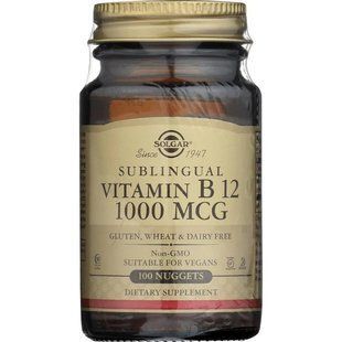 Витамин В12 метилкобаламин (Fully active B12 methylcobalamin) сублингвальный 1000mcg Solgar SLG-03221 фото
