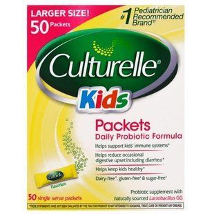 Culturelle, Для дітей, пакетики, щоденна формула з пробіотиками, 50 пакетиків по одній порції CTL-40026 фото