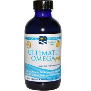 Nordic Naturals, Ультімейт-Омега-Екстра, лимон, 119 мл (4 рідких унцій) NOR-01805 фото