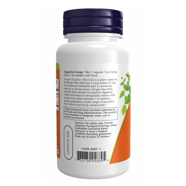 Ginger Root Extract 250mg - 90 vcaps 2022-10-1362 фото