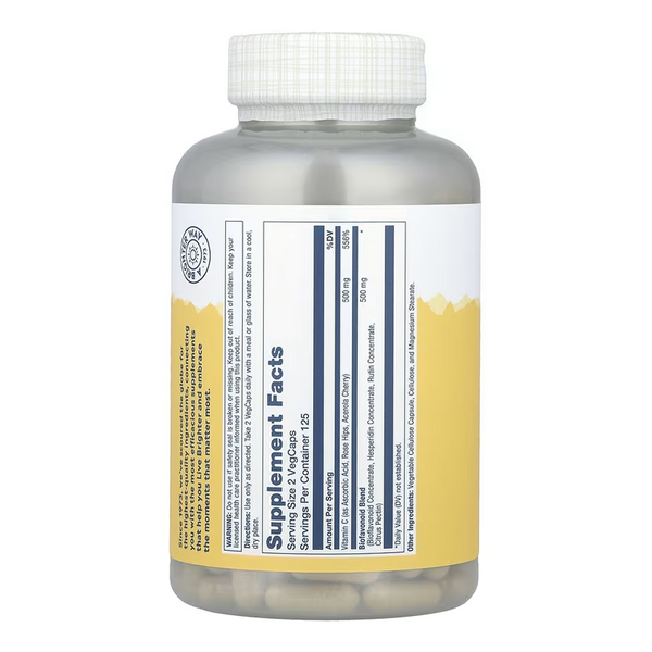 Vitamin C & Bioflavonoids 1:1 500mg - 250 vcaps (До 09.26) 2023-10-7771 фото