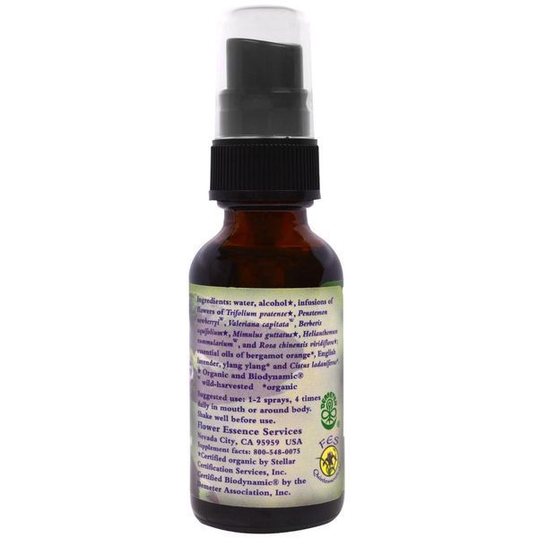 Flower Essence Services, Fear-Less, цветочная эссенция и эфирное масло, 30 мл FES-15116 фото