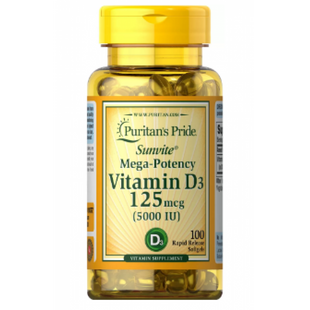 Vitamin C-1000 mg (Ester-C&reg;) Plus Vitamin D-3; 125mcg (5000 IU) 60 Tablets 100-38-5361288-20 фото