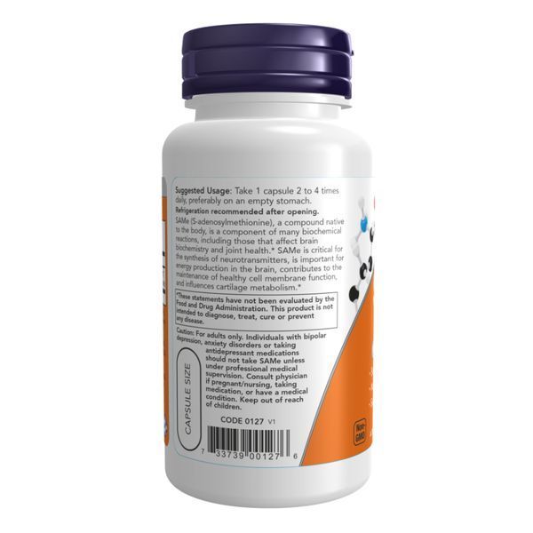 SAMe 200mg - 60 veg caps 2022-09-0470 фото