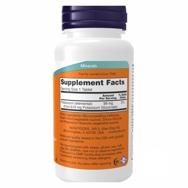 Potassium Gluconate 99mg - 100 tabs 2022-10-0040 фото