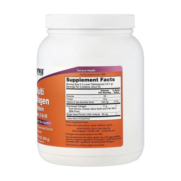 Multi Collagen Protein - 454g Unflavored 2023-10-7732 фото