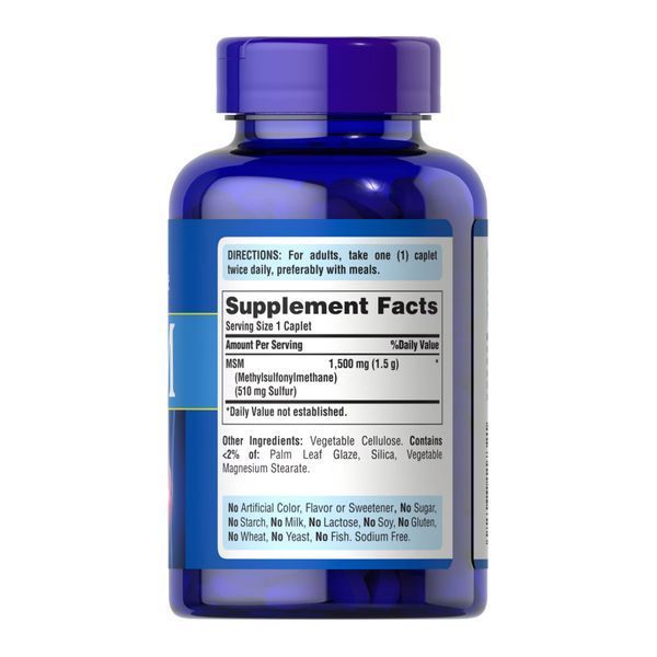 MSM 1500mg - 120caps 2022-10-2797 фото
