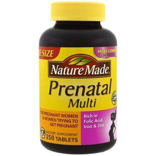 Nature Made, Multi Prenatal, 250 таблеток NDM-01435 фото