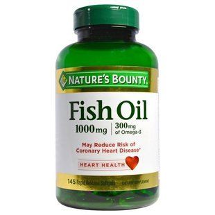 Natures Bounty, Fish Oil, 1,000 mg, 145 Rapid Release Softgels NRT-03822 фото