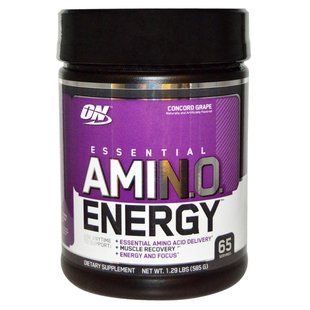 Optimum Nutrition, Энергия незаменимых аминокислот со вкусом винограда, 585г OPN-02294 фото