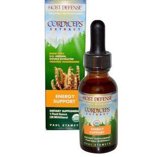 Fungi Perfecti, Host Defense, Кордицепс, екстракт, підтримка енергії 1 рідких унції (30 мл) FPI-05101 фото