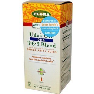 Flora, Udos Choice, Масло Удо, DHA 3. 6 .9 Суміш 8.5 рідких унції (250 мл) FLO-67997 фото
