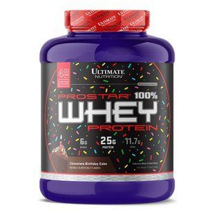 Prostar Whey 5.28lb - 2390g Chocolate Birthday Cake 2022-10-0879 фото