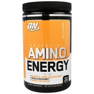 Optimum Nutrition, Энергия основных аминокислот, со вкусом персика и лимонада, 9.5 унции(270 г) OPN-05431 фото