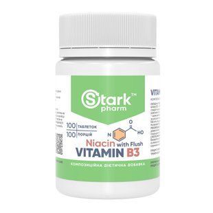 Vitamin B3 Niacin - 100 caps 2023-10-4665 фото