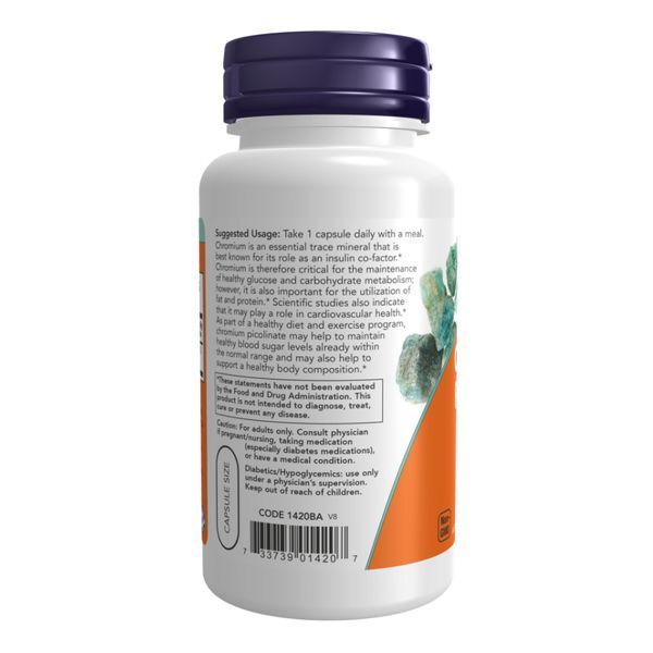 Chromium Picolinate 200 mcg - 250 caps 100-30-4892555-20 фото