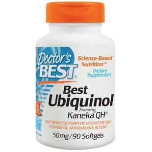 Doctors Best, Кофермент Q відновлений (убихинол) з додаванням Kaneka QH (Best Ubiquinol), 50 мг, 90 м'яких таблеток DRB-00178 фото