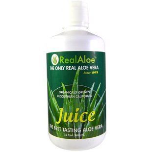 Real Aloe Inc., Сок алоэ вера, 32 жидкие унции (960 мл) RAL-21032 фото