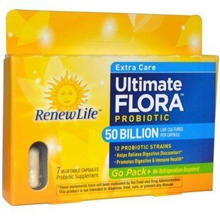 Renew Life, Extra Care Ultimate Flora Probiotic, 7 Veggie Caps REN-15699 фото