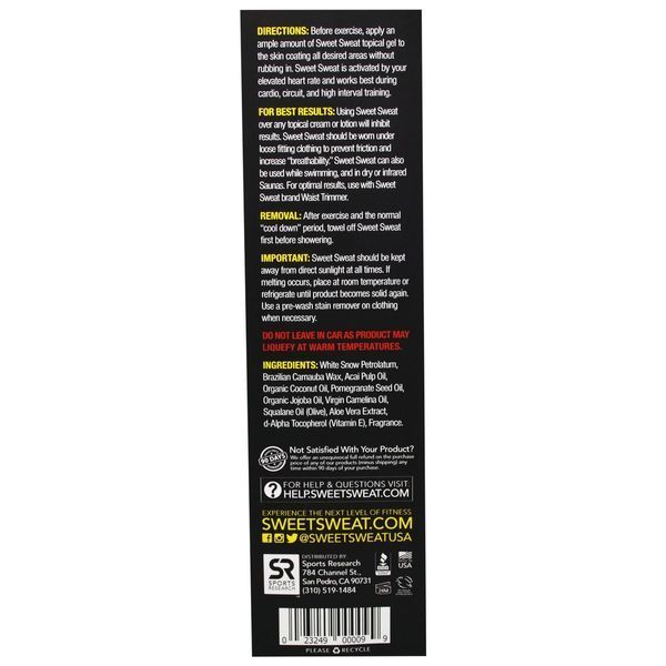 Sports Research, Sweet Sweat Stick, 6.4 oz SRE-00009 фото