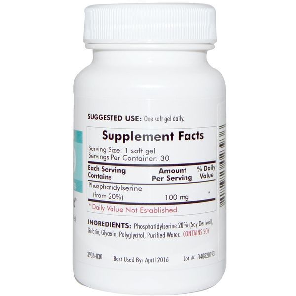 Kirkman Labs, Senior Essentials 60 to 90 Years, Memory Boost* (Phosphatidylserine), 30 Soft Gels KIM-02393 фото