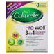Culturelle, Pro-Well, пробіотик 3-в-1, плюс Омега-3, 30 капсул, по одній в день CTL-40038 фото 1