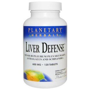 Planetary Herbals, Защита печени, 600 мг, 120 таблеток PTF-10546 фото