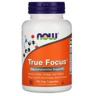 Now Foods, True Focus, 90 капсул вегетаріанських NOW-00157 фото