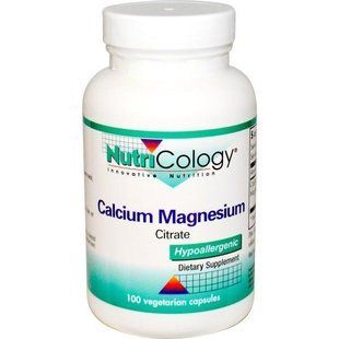 Nutricology, Цитрат кальция и магния, 100 капсул на растительной основе ARG-51980 фото