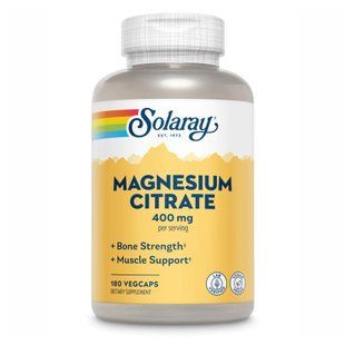Magnesium Citrate 400mg - 180 vcaps (Повреждена банка) 2024-11-0147 фото