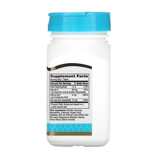 Zinc Plus Vitamins C & B-6 - 90 tabs Cherry 2023-10-7132 фото