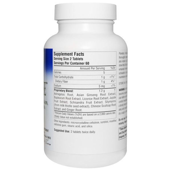 Planetary Herbals, Защита печени, 600 мг, 120 таблеток PTF-10546 фото