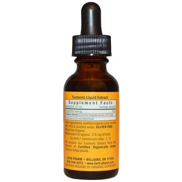 Herb Pharm, Экстракт куркумы, 1 жидкая унция (29,6 мл) HBP-80036 фото