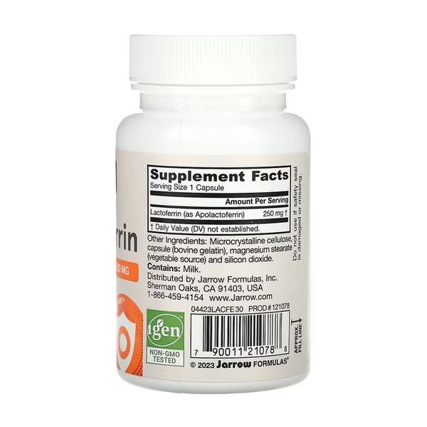 Lactoferrin 250mg - 30 vcaps 2023-10-5588 фото