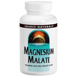 Source Naturals, Яблочнокислый магний, 180 таблеток SNS-00262 фото