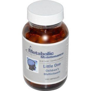 Metabolic Maintenance, Little One, Мультивитамины для детей, 100 капсул MBM-00522 фото